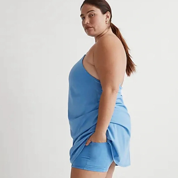 Madewell Blue Plus Flex 2.0 Fitness Dress Size 1X - Picture 2 of 5